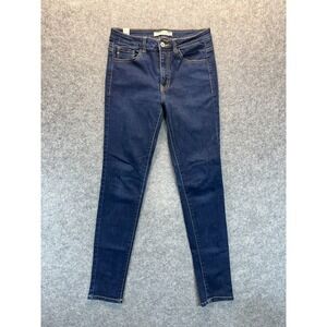 Kancan‎ Womens Jeans Size 27 Skinny Dark Blue Stretch Midrise Denim Jeans